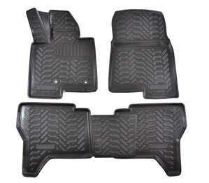 Gumové autokoberce LOCKER Mitsubishi Pajero IV 2007-2015 4ks
