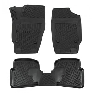 Gumové autokoberce LOCKER Seat Leon r. 2006-2012 (4 ks)
