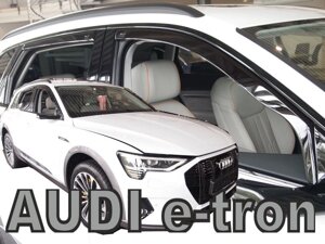 Deflektory okien AUDI E-Tron  5d od r. 2018 → (+zadné 2 ks)