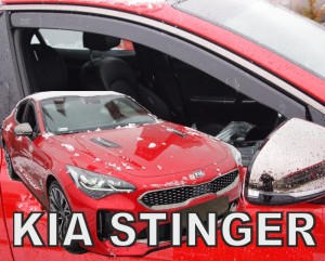 Deflektory okien KIA STINGER 5D od r. 2017→ (predné 2 ks)