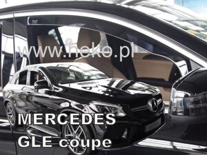 Deflektory okien MERCEDES GLE Coupe C292 r. 2015-2019 (predné 2 ks)