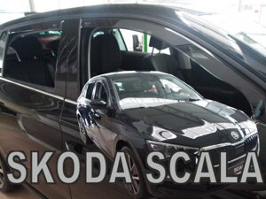 Deflektory okien SKODA Scala od r.  2019 → (+ zadné 2 ks)