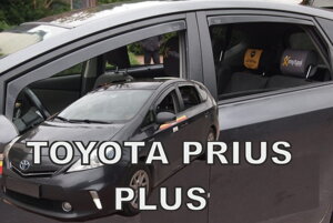 Deflektory okien TOYOTA Prius Plus 5d od r.  2011 → (+ zadné 2 ks)