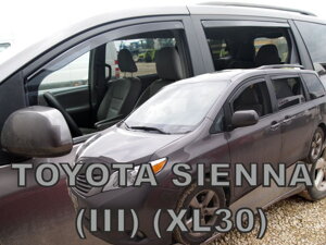 Deflektory okien TOYOTA SIENNA XL30 od r. 2010 → (+zadné 2 ks)