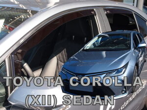 Deflektory okien TOYOTA Corolla XII 4 dver od r. 2018 → (+ zadné 2 ks) SEDAN