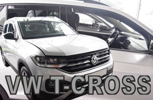 Deflektory okien VW T - Cross od r. 2019 → (+ zadné 2 ks)