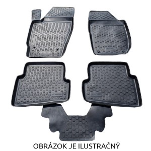 Gumové autokoberce LOCKER Citroen C3 mk3 od r.2016→ 4ks