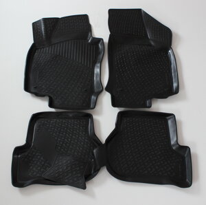 Gumové autokoberce LOCKER Škoda Octavia II r. 2004-2013 (4 ks)