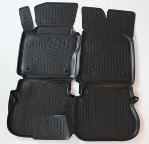 Gumové autokoberce LOCKER Volkswagen Caddy r. 2003 - 2015 (4 ks)