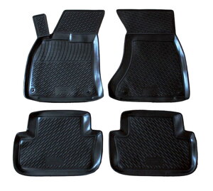 Gumové autokoberce LOCKER Audi A4 B8 03/2008-2014  4ks