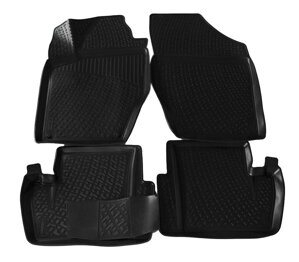 Gumové autokoberce LOCKER Citroen C4 II / DS4  hatchback 2010-2018 4 ks