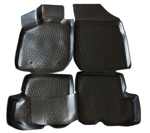 Gumové autokoberce LOCKER Dacia Sandero r. 2008-2012 4ks