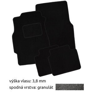 Textilné autokoberce Exclusive - Volvo V60 od r. 2011 →