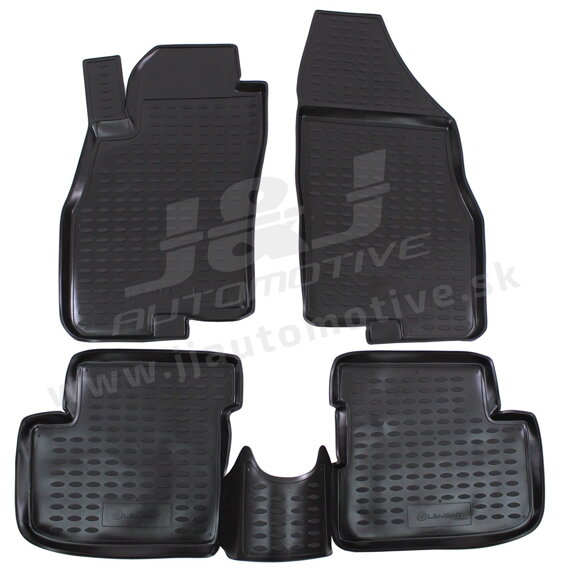 Gumové autokoberce do auta LOCKER Fiat Grande Punto r. 2005-2018