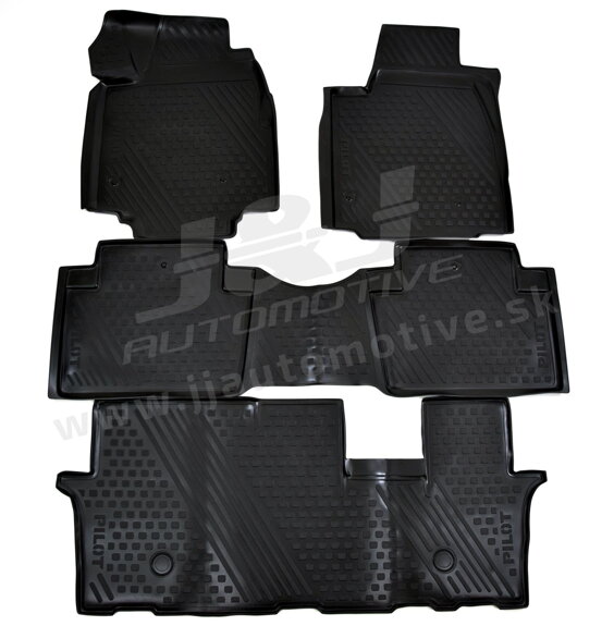 Gumové autokoberce LOCKER Honda Pilot 2008-2016