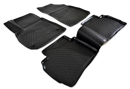 Gumové autokoberce Locker Lada Granta 2011→ 4ks