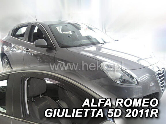 Deflektory okien Alfa Romeo Giulietta  5d 2012r. → (predné 2 ks)