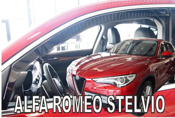 Deflektory okien Alfa Romeo Stelvio 5d 2017r. → (predné 2 ks)
