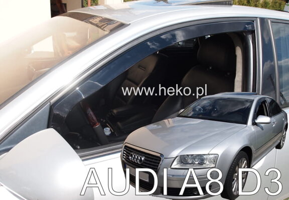 Deflektory okien Audi A8 (D3) 4d 2003-2010r. (predné 2 ks)