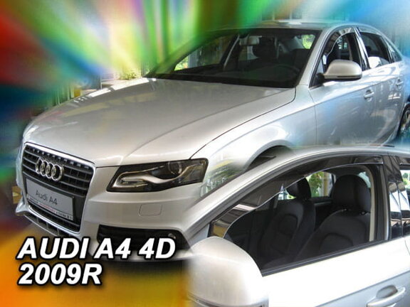 Deflektory okien Audi A4 (B8) 4d 2009-2015r.(+zadné 2 ks) Sedan