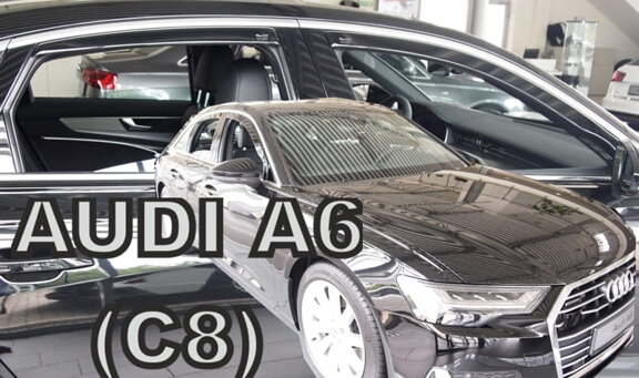 Deflektory okien AUDI A6 4D Sedan 2018-→ (C8) (+zadné 2 ks)