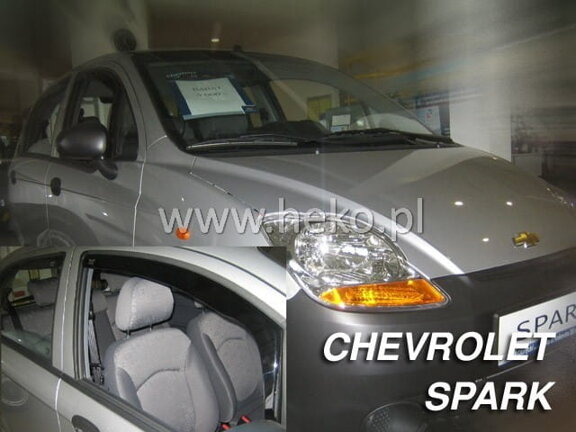 Deflektory okien Chevrolet SPARK I M200 5d 2005-2010r. htb (predné 2 ks)
