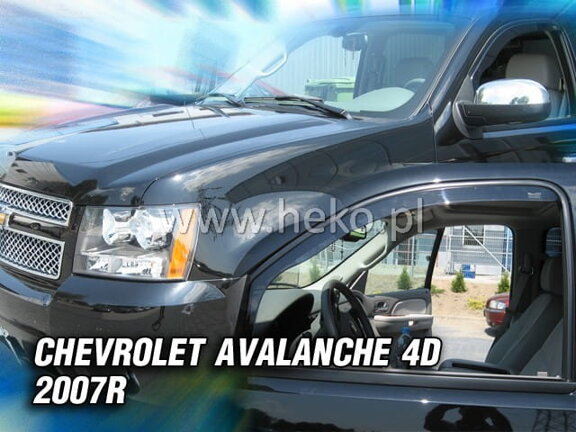 Deflektory okien Chevrolet AVALANCHE 4d 2007r. → (predné 2 ks)