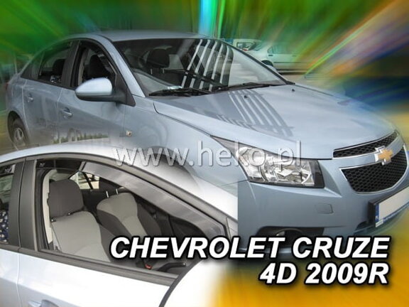 Deflektory okien Chevrolet CRUZE 4d 2009r.→ sedan / 5d 2011r.→ htb / 5d 2012r→ combi (predné 2 ks)