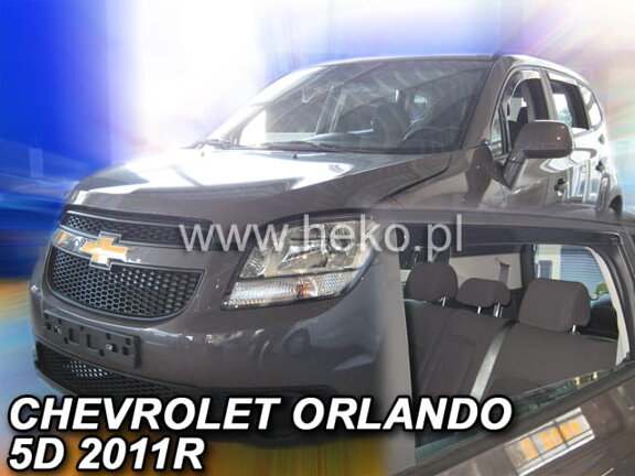 Deflektory okien Chevrolet ORLANDO 5d 2011r.→ (+zadné 2 ks)