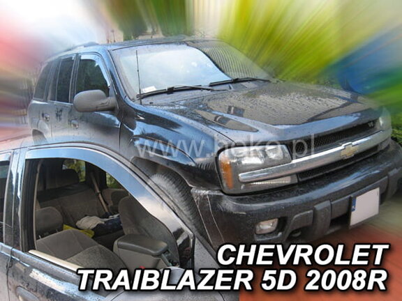 Deflektory okien Chevrolet TRAIBLAZER 5d 2002-2009r. (predné 2 ks)