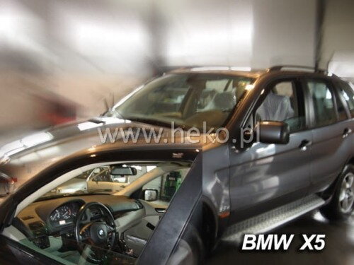 Deflektory okien BMW X5 (E53) 5D r. 1999-2006 (predné 2 ks)