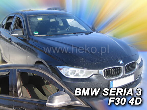 Deflektory okien BMW séria 3, F 30 4 dv. 2012→  (predné 2 ks)