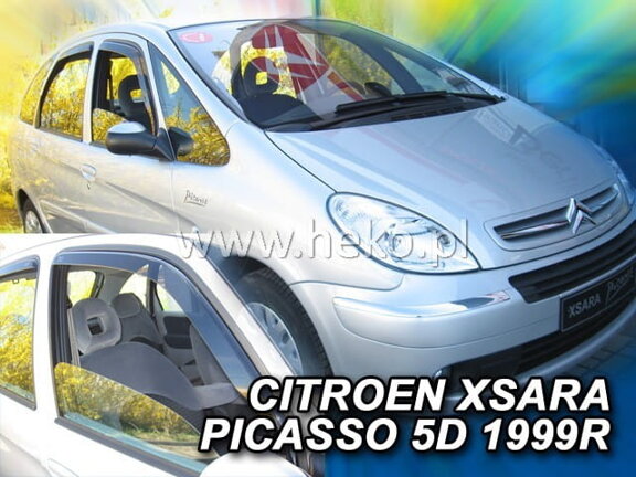 Deflektory okien Citroen XSARA PICASSO 5d 1999r.→ (predné 2 ks)