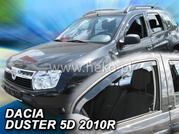 Deflektory okien Dacia DUSTER I 5d 2010-2018r. (predné 2 ks)