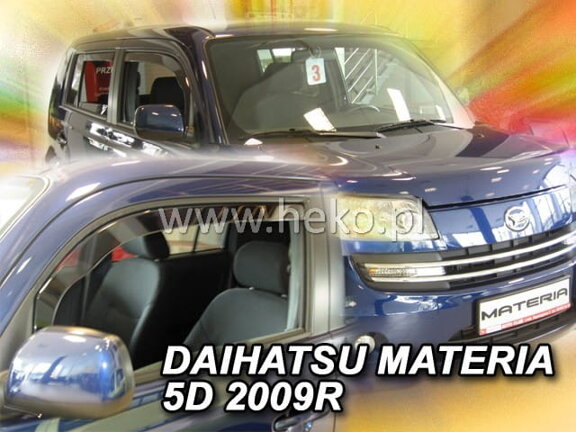 Deflektory okien DAIHATSU MATERIA 5D 2009R.→