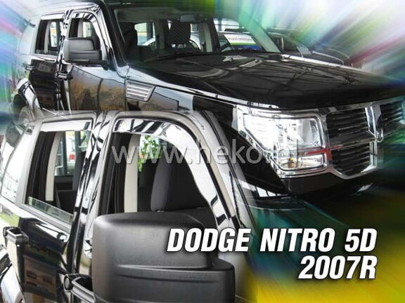 Deflektory okien DODGE NITRO 5D 2007R → (+zadné)