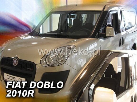 Deflektory okien FIAT DOBLO II od r. 2010 → (predné 2 ks)