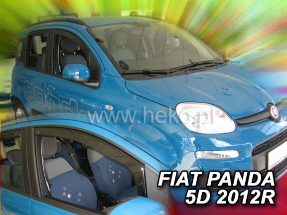 Deflektory okien Fiat PANDA 5d 02/2012r.→ (predné 2 ks)