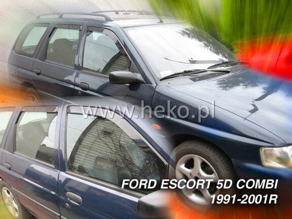 Deflektory okien Ford ESCORT 5d 1990-2001r. combi (+zadné 2 ks)