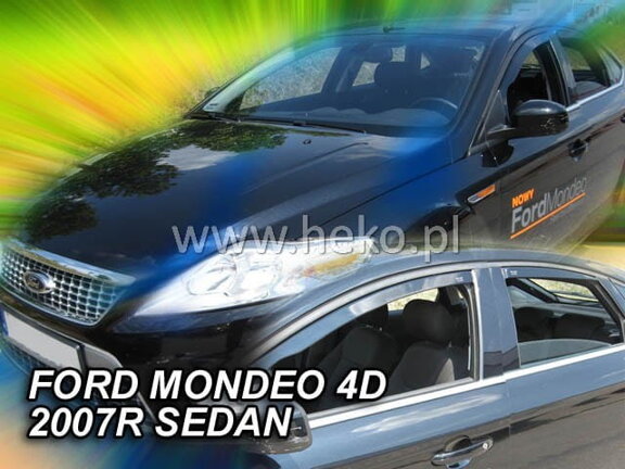 Deflektory okien Ford MONDEO 4/5dver 2007-2014r. sedan, htb (+zadné 2ks)