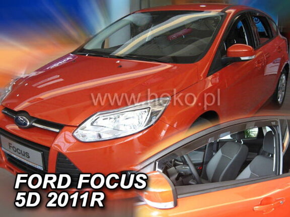 Deflektory okien FORD FOCUS III 4,5d od r. 2011 →