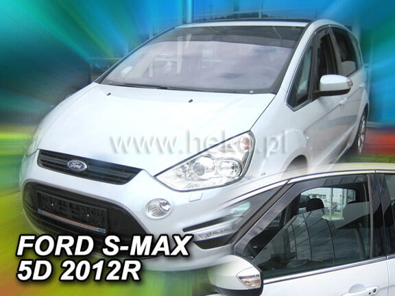 Deflektory okien FORD S-MAX I 5D r. 03/2010-2015 (po LIF) (predné 2 ks)