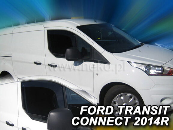 Deflektory okien Ford TRANSIT CONNECT / TOURNEO II 2D 2013r.→ (predné 2 ks)