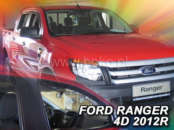 Deflektory okien Ford RANGER III 4D 2012r. → (predné 2 ks)