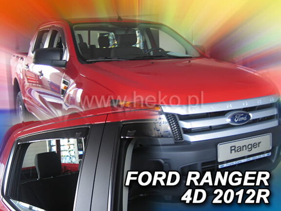 Deflektory okien Ford RANGER III 4D 2012r. → (zadné 2 ks)