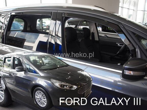 Deflektory okien Ford GALAXY III 5D 2015r.→ (+zadné 2 ks)