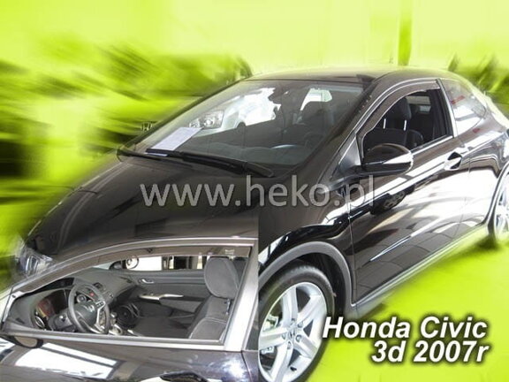 Deflektory okien Honda CIVIC VIII 3d 02.2007-2012r. (predné 2 ks)