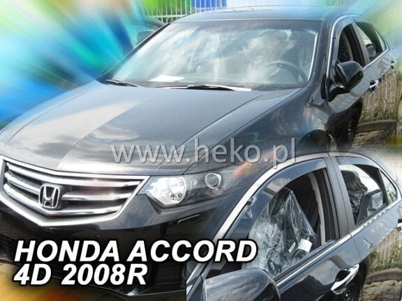 Deflektory okien Honda ACCORD 4d 2008r.→ sedan (+zadné 2 ks)