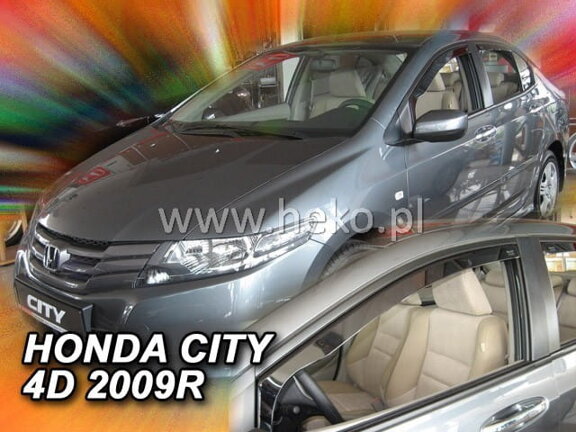 Deflektory okien HONDA CITY  4-dver. od r. 2009 → sedan  (predné 2 ks)