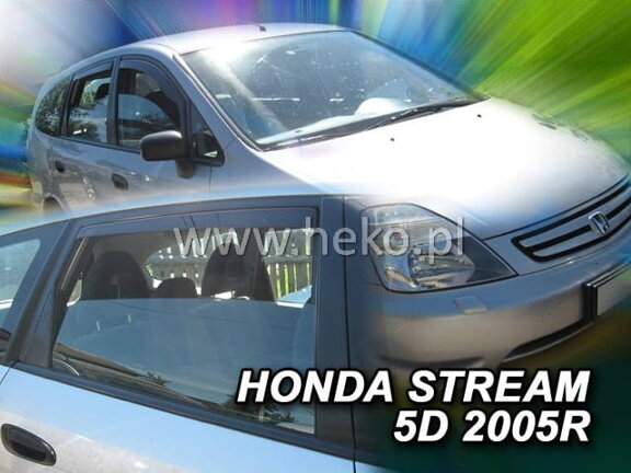 Deflektory okien Honda STREAM 5D 2005-2007r. (+zadné 2 ks)